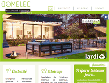 Tablet Screenshot of domelec.be